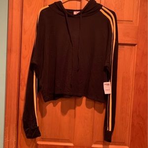 Juniors cropped hoodie NWT
